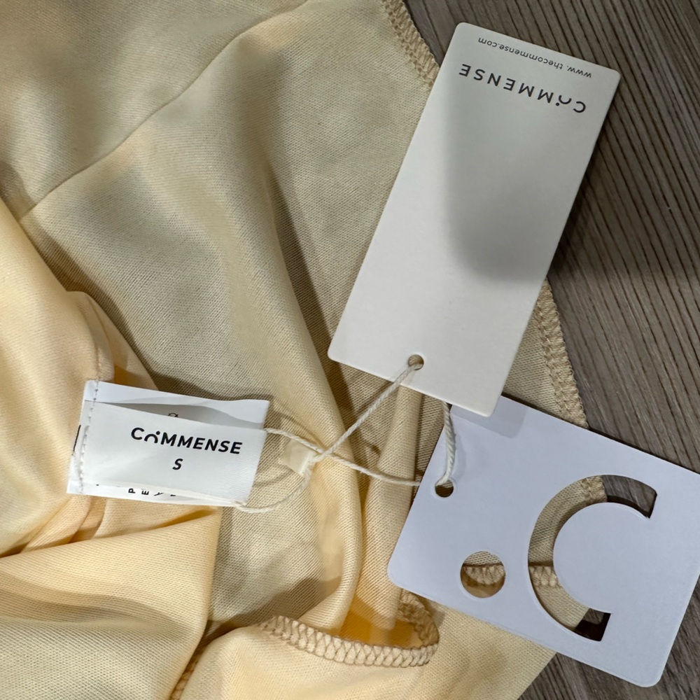 NWT Commense Cappuccino Ombre Mesh Zippered Long Dress women’s Small - Picture 5 of 6